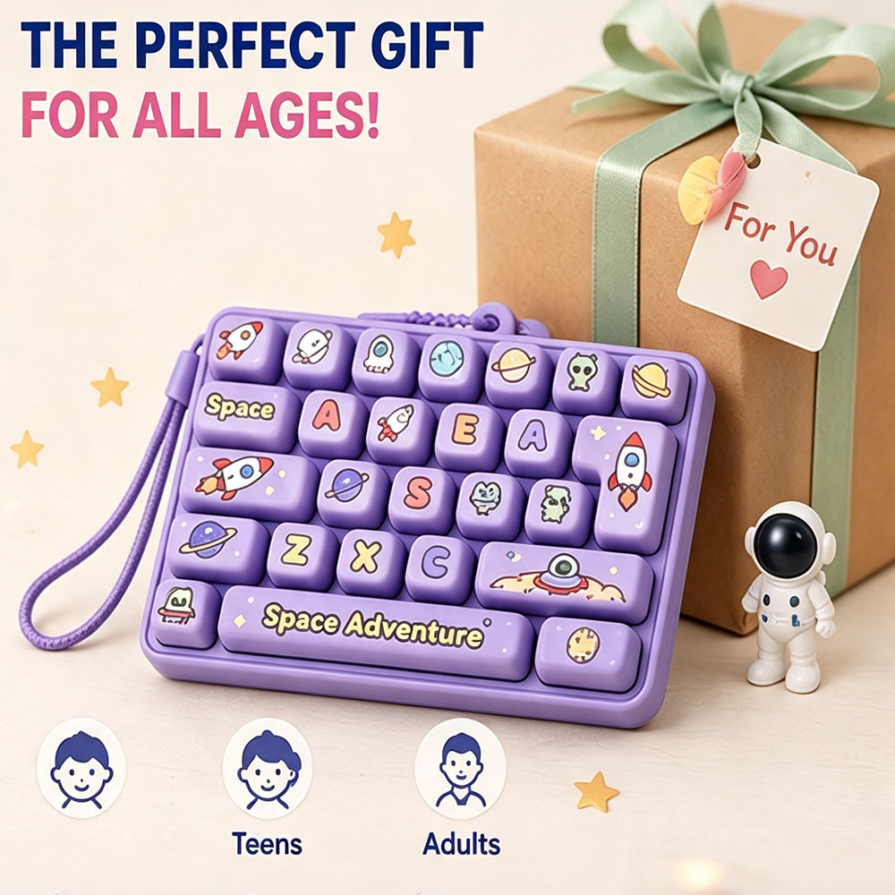 Gaming Console Buttons - Llavero mecánico con 26 teclas para