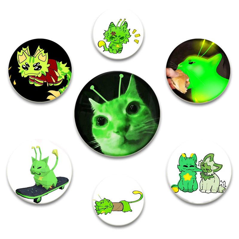 Gaming Console Buttons - Broches de Regretevator Gnarpy de 32/44/58mm,