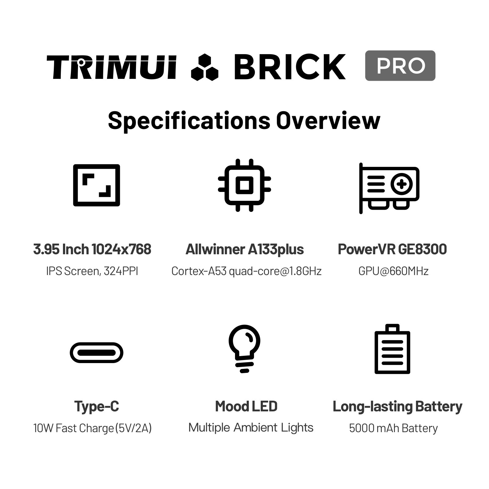 TRIMUI BRICK PRO Consola de Ju - Gaming Console Under 5000 reseña y precio