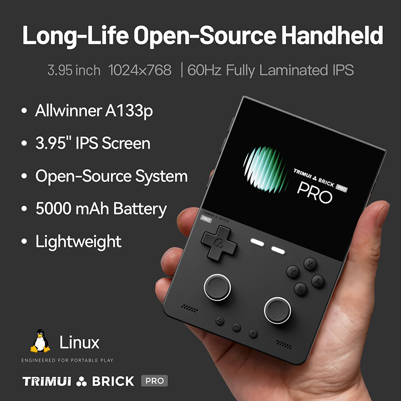 NUEVA TRIMUI BRICK PRO Consola - Gaming Console Under 5000 reseña y precio