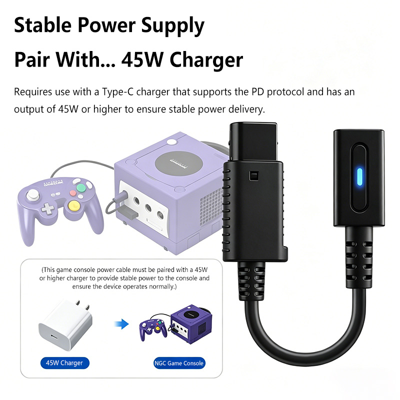 Cable de carga PD de 45 W tipo - Gaming Console Latest reseña y precio