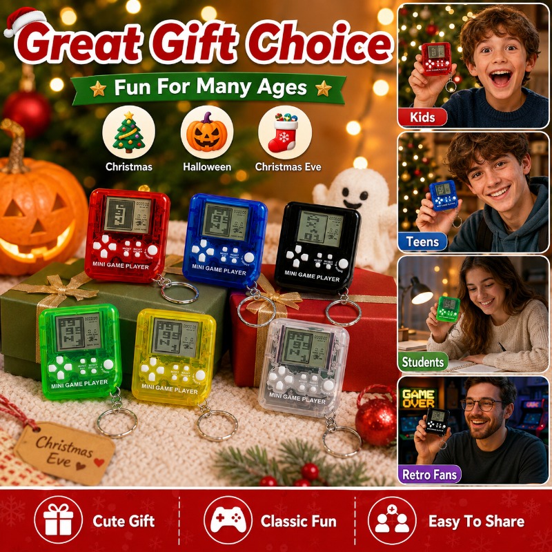 Consola de Juego Mini Tetris c - Gaming Console Keychain reseña y precio